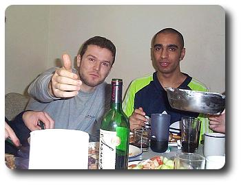 Nectarios and Vikash, Sheavyn House, 2 Mar 2000