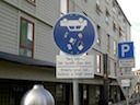 "Traffic" sign (Trondheim, Norway)