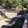 Pedestrian bridge in the archaeological site of Ancient Olympia