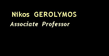 Text Box:     Nikos  GEROLYMOS    Associate  Professor 