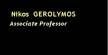 Text Box:     Nikos  GEROLYMOS    Associate Professor 